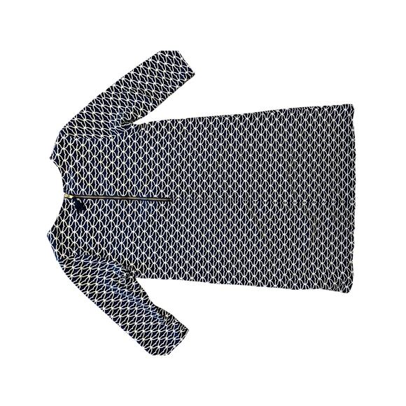 Vineyard Vines Girls Whale Tail Knit 3/4-Sleeve Dress - SZ M (10-12) - Picture 3 of 4